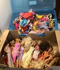 vintage barbie 1980’s -90’s LARGE LOT dolls & clothes 22 Dolls & Lots Of Clothes