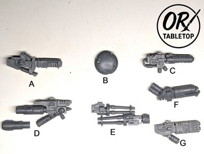 Tau Waffen für Battlesuits (Crisis etc.), Einzelauswahl, Warhammer 40K Tabletop