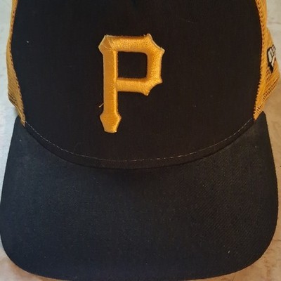 New Era 9FIFTY Pittsburgh Pirates Black Yellow Snapback Hat MLB Baseball Cap
