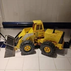Vintage Tonka Turbo-Diesel Yellow Metal Pressed Steel Front End Loader XMB-975