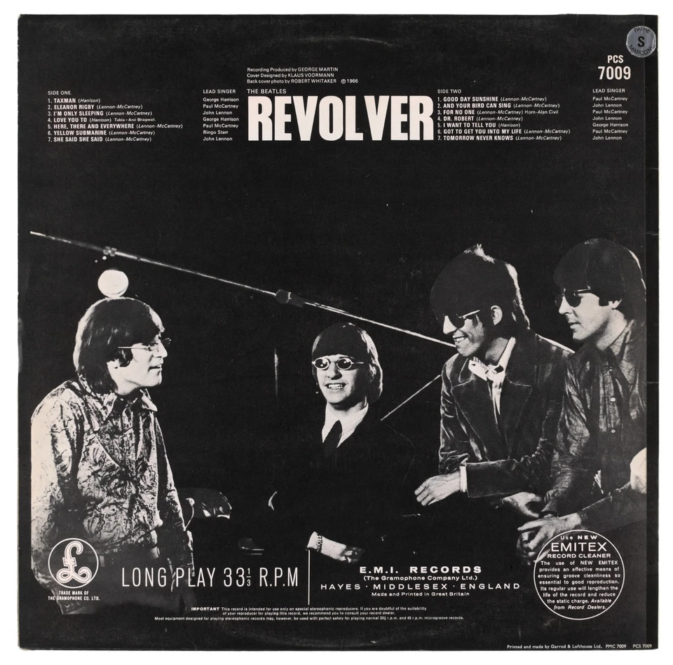 The Beatles Revolver · Lp · 1973, photo 2 sur 4