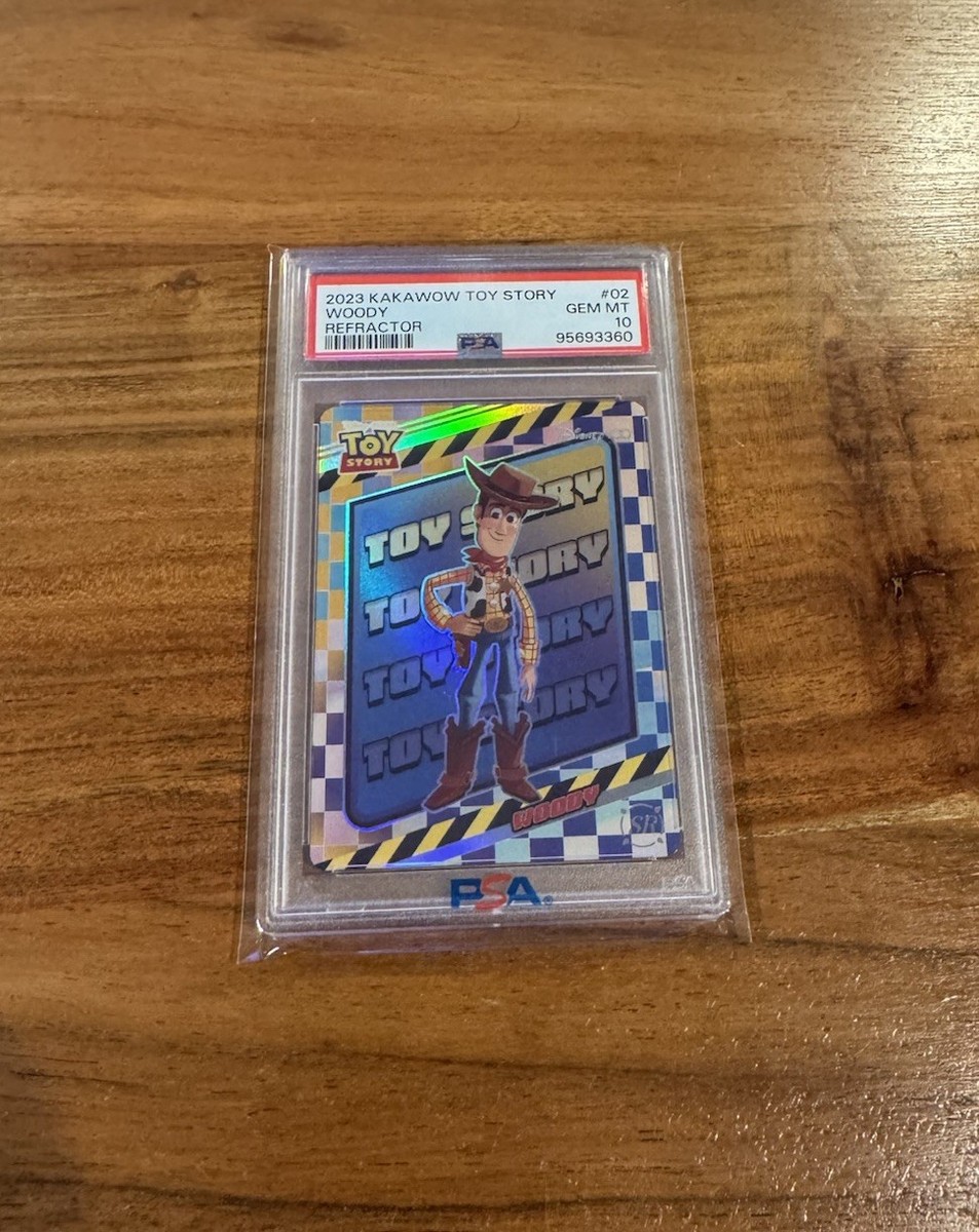 Woody 2023 Kakawow Toy Story Hot Box Refractor SP PSA 10 Gem Mint