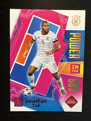 2021-22 Donruss Road to FIFA WC~POWER IN THE BOX #4 Jonathan Tah/Germany   