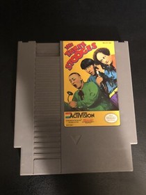 🔥The Three Stooges-Nintendo 1989-TESTED/WORKS-NES Game W/ Nes Black Sleeve🔥