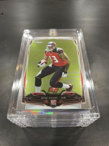 Mike Evans TOPPS CHROME 2014 TAMPA BAY FOOTBALL INVESTMENT RC CARD - Mint! - Picture 2 of 4