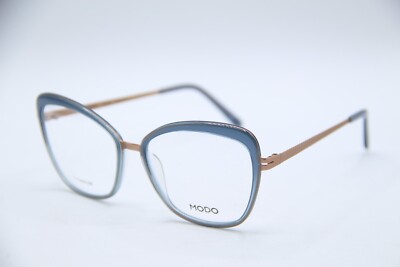 NEW MODO 4532 BLUE BROWN AUTHENTIC DESIGNER EYEGLASSES 53-17