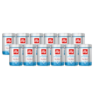 illy Espresso gemahlen decaffeinato, 250g 12er Pack