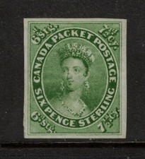 Canada #9 Extra Fine Mint Full Original Gum Lightly Hinged **With Certificate**