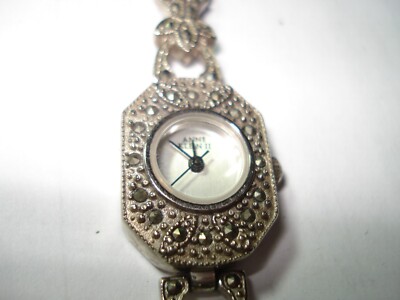 GORGEOUS LADIES ANNE KLEIN SILVER ART DECO VINTAGE STYLE  display picture 1