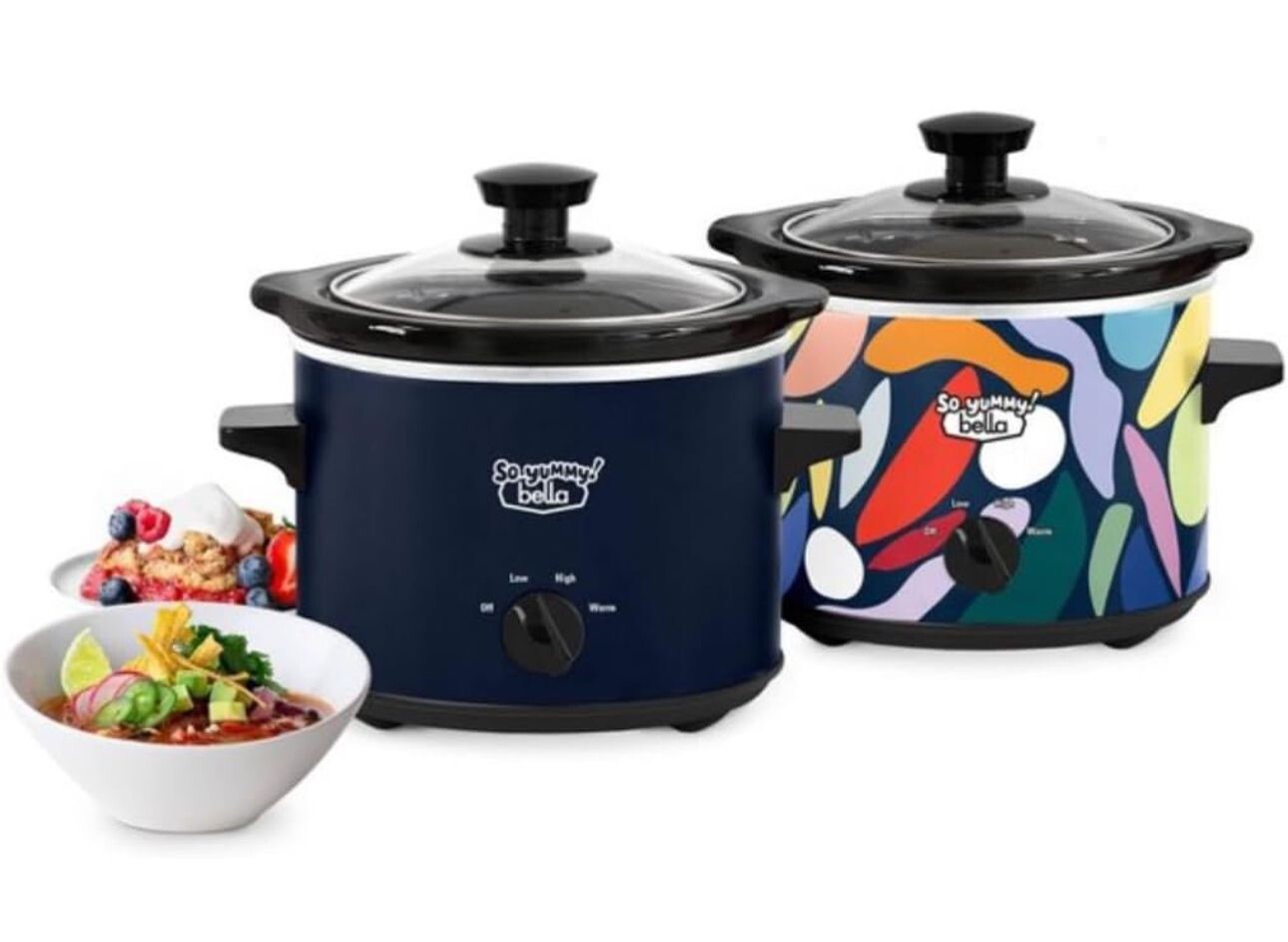 Bella So Yummy 2.0qt Twin Set Slow Cooker for Effortless Meals