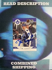 Tom Fergus 1990-91 Pro Set #279 Toronto Maple Leafs 🔥Autographed