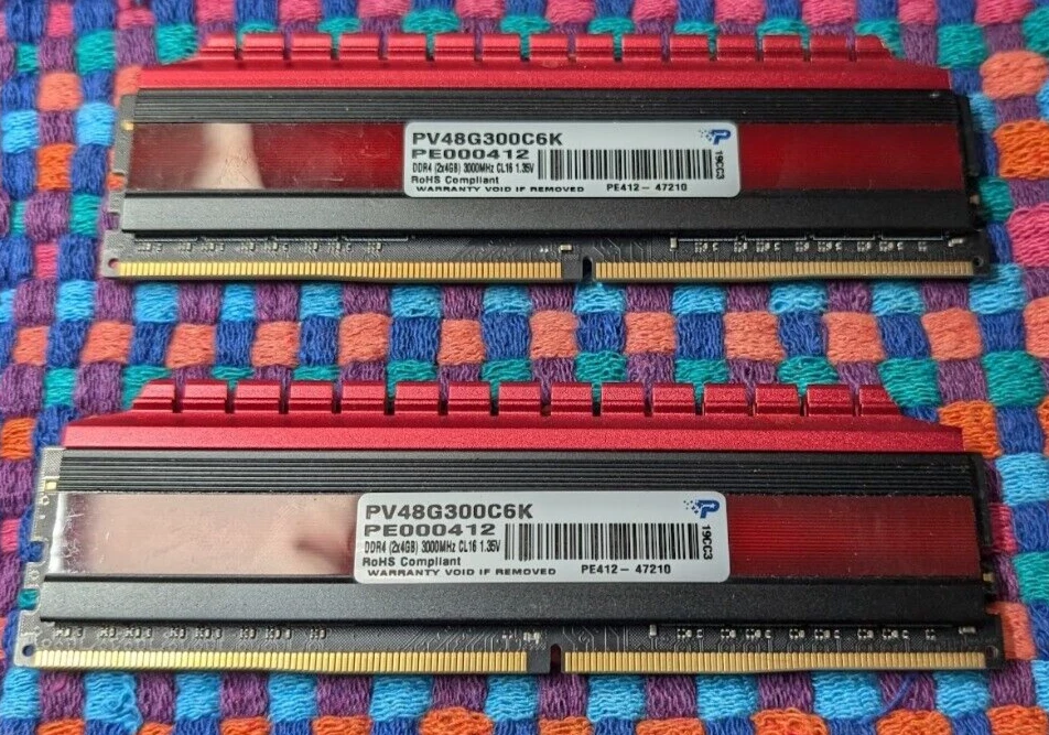 Patriot Memory Viper 4 Series 3000MHz (PC4 24000) 8GB Dual Channel DDR4 Kit PV48 - Image 3 of 3