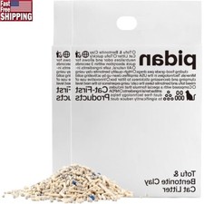 Dust-Free Flushable Tofu Cat Litter Clumping Fast Drying Odor Control 11.2lb New