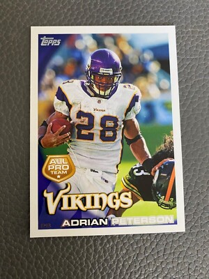 2010 Topps Adrian Peterson #103 All Pro Team Minnesota Vikings