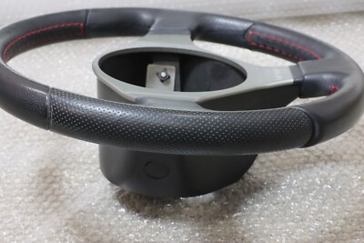 JDM Nissan 350Z 370Z Skyline Z33 Momo Steering Wheel Red Stitch