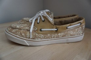 sperry floral boat shoes
