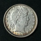 1899 Silver Barber Quarter Philadelphia Mint Choice Extremely FineCondition