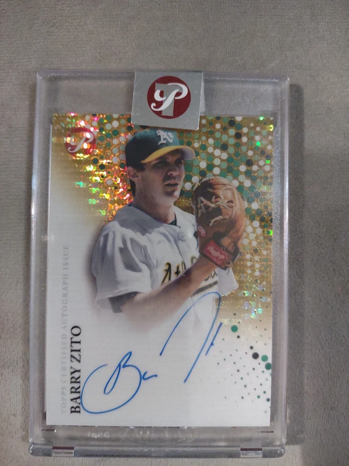 2022 Topps Pristine Barry Zito On Card Auto Gold /50 Sealed Oakland A’s ⭐ MINT📈 - Image 2 of 3