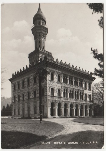 ORTA S. GIULIO - NOVARA - VILLA PIA - VIAGG. -22733-