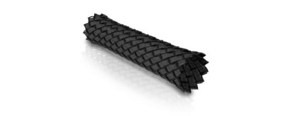 ViaBlue Sleeves Geflechtschlauch black / schwarz Meterware