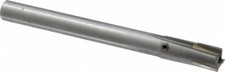Made in USA 7/16" Diam, 3/8" Shank, Diam, 3 Flutes, Straight Shank, Interchan...