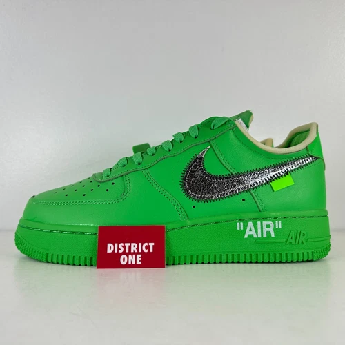 Off White x Nike Air Force 1 Low Brooklyn - Size 7.5 - DX1419 300