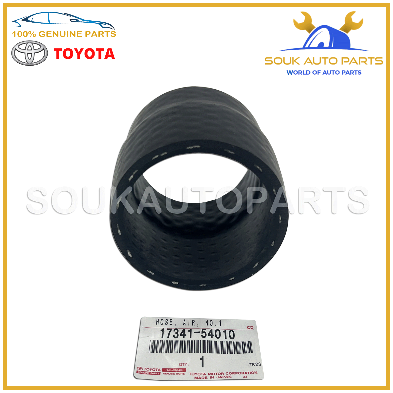 17341-54010 Genuine Toyota HOSE, AIR CLEANER, NO.1 1734154010 OEM 