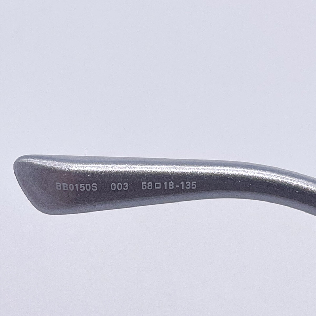 NEW BALENCIAGA BB0150S 003 SQUARE SILVER EYEWEAR Invisible Rectangle Sunglasses in Silver | Balenciaga US main image 4