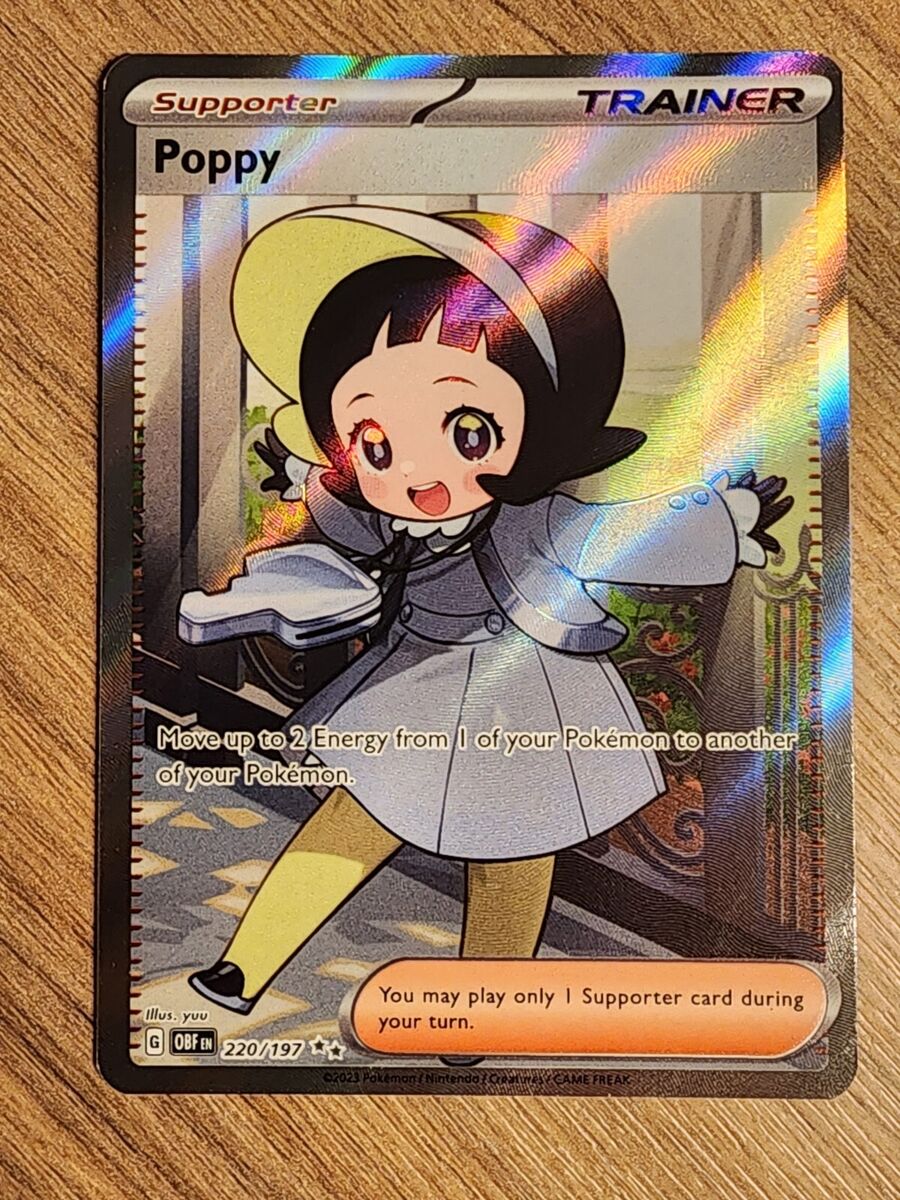 Poppy 💕 #obsidianflames #pokemon #pokemongo #pokemontcg