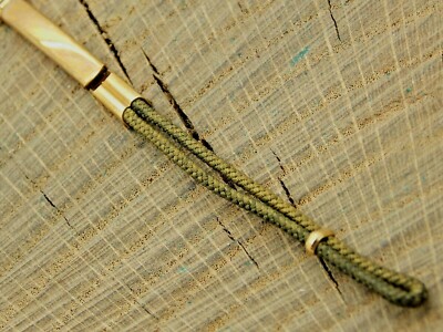 NOS Gemex Vintage Watch Band Deployment Gold Filled & Nylon Cord Loop End Unused