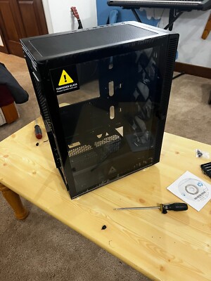 Montech X3 Mesh Mid Tower Case - Black, NEW UNUSED, ONLY OPEN BOX
