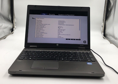HP ProBook 6560B i5-3210M 2.5GHz 8GB 500GB HDD W10P No Battery Bios Locked