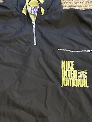 ジャケット・アウター 90s Vintage Nike Nylon Track Jacket Nike Vintage International 90s Black Nylon Track Jacket Md | eBay