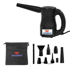 XPOWER A-2S Multi Electric Computer Duster Dryer Air Pump Air Duster (Black) EU
