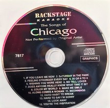 BS7817 CHICAGO              BACKSTAGE KARAOKE CDG LOT VA