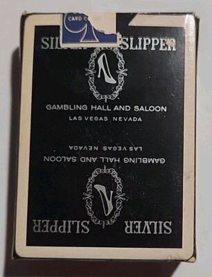 Silver Slipper Gambling Hall & Saloon Las Vegas Original Canceled Deck Complete