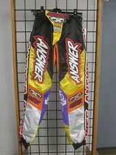 NOS Vintage Answer Logik KNS Stretch System Moto Gear Motocross VMX Men's Pants 