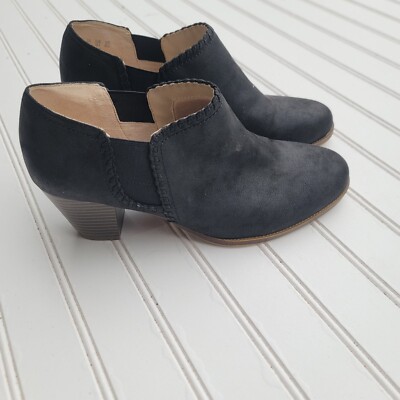 Life Stride Joelle Chelsea Boot Flex Velocity Memory Foam Womens Black Sz 9.5M