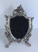 Ornate Victorian Style Floral Tabletop Mirror