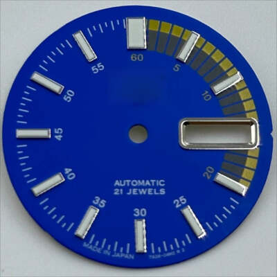 Green Luminous Datejust Diving Watch Dial 28.5mm Blue for NH36 Movement