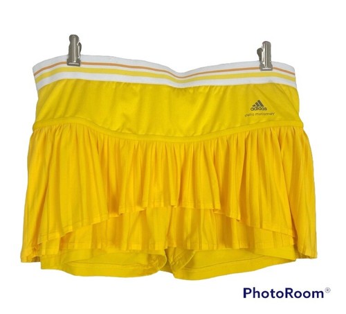 Adidas Stella McCartney Barricade Tennis Skirt Size 40 Medium US 8-10  Yellow | eBay