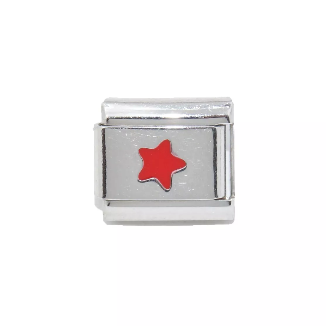 Red star Italian Charm fits 9mm Classic Italian charm bracelet
