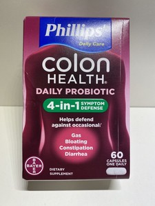 Colon Health Probiotic Caps Daily Supplement Capsules 60 Capsule (312843541207)