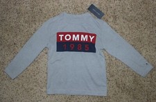 Tommy Hilfiger Boys Gray Long Sleeve T-Shirt - Size 4 - NWT