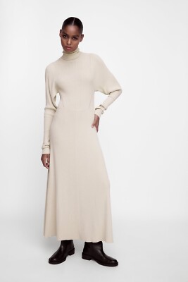 linen mini dress Beatrice Puffed-Sleeve Linen Mini Dress main image 1