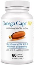 Omega-Caps HP Snip Tips for Cats Smaller Dogs 60 Capsules
