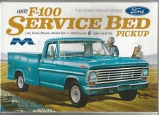 Moebius 1967 F-100 Service Bed Pickup Truck in 1/25  1239  (103)