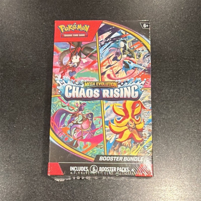Pokémon TCG Mega Evolution: Chaos Rising Booster Bundle 6 Packs English