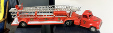 VINTAGE 1950  s TONKA AERIAL LADDER FIRE TRUCK ORIGINAL PAINT COMPLETE RARE