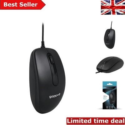 Leistungsstarke kabelgebundene optische Maus - ergonomisches, kompaktes Design, USB-kompatibel